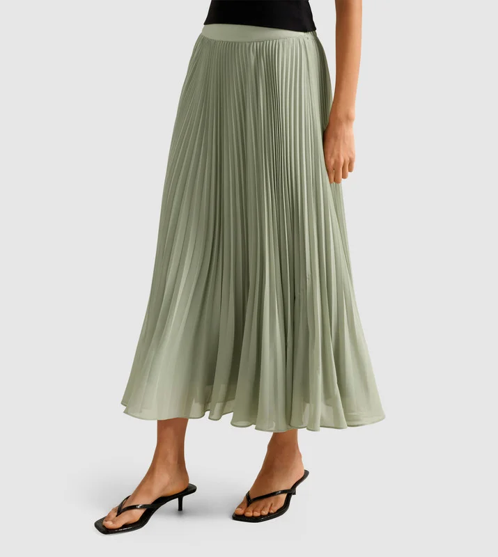 Forever New  AURORA Pleated Midi Skirt for Women | Best Price UAE